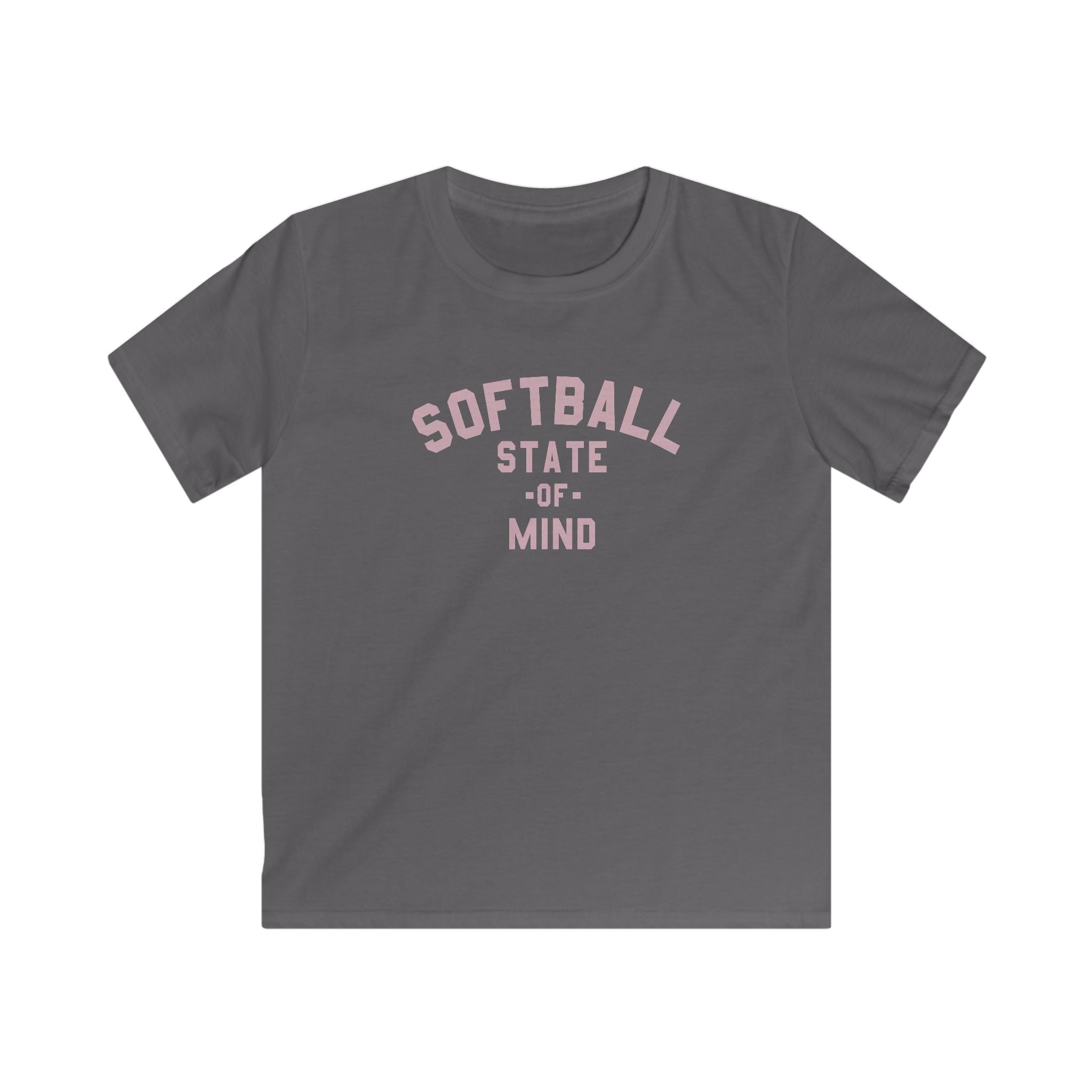 Kids Softball State Of Mind Tee - Rake Baseball Company - RAKE BASEBALL | BASEBALL T-SHIRT | BASEBALL CLOTHING | GOOD VIBES ONLY