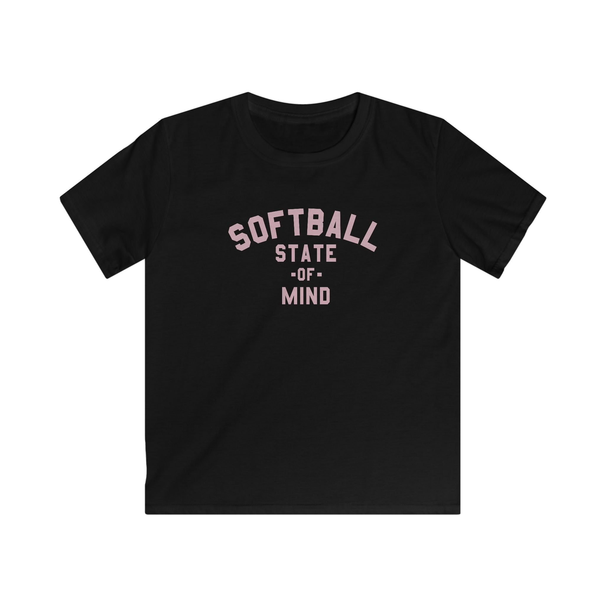 Kids Softball State Of Mind Tee - Rake Baseball Company - RAKE BASEBALL | BASEBALL T-SHIRT | BASEBALL CLOTHING | GOOD VIBES ONLY