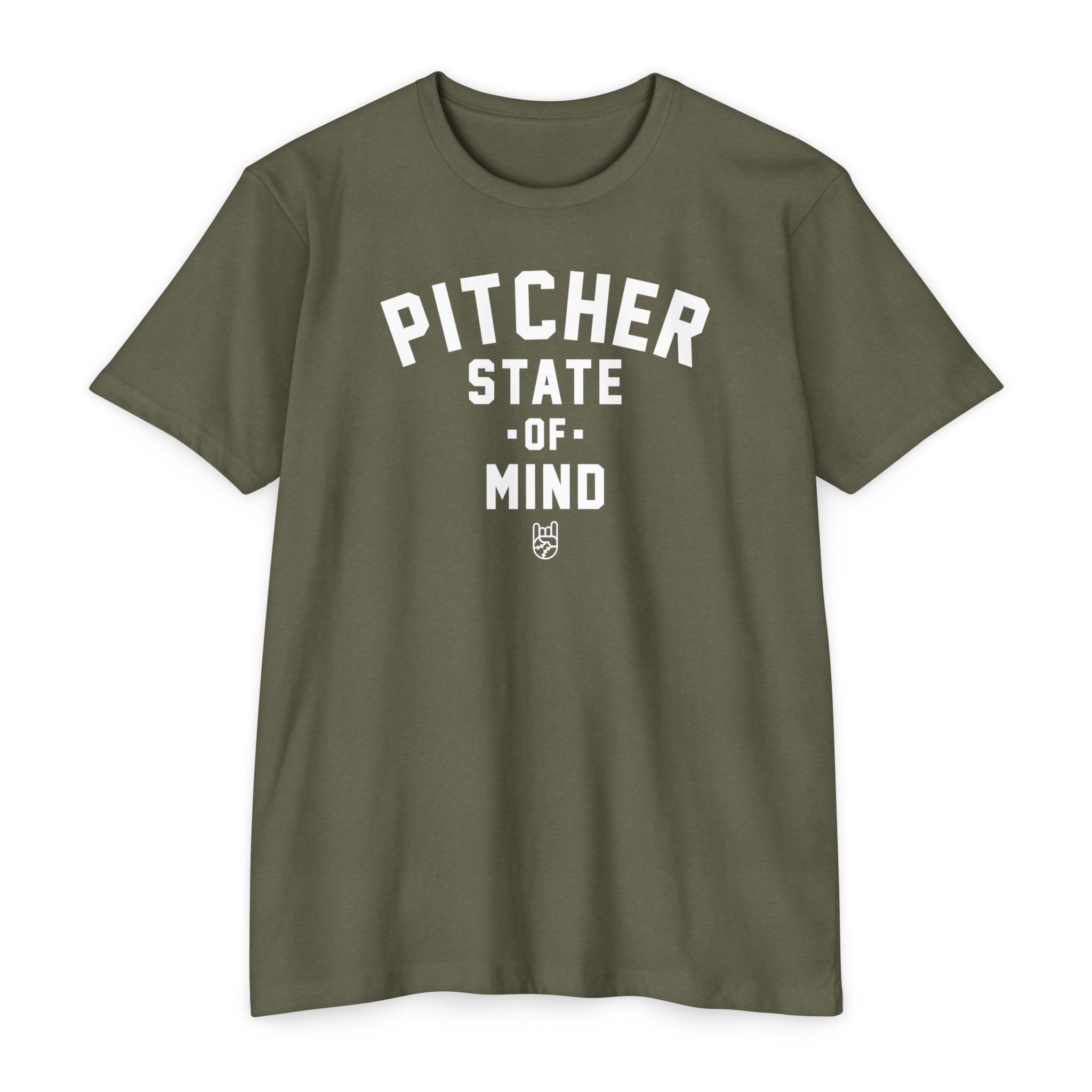 Pitcher State of Mind Tee - Rake Baseball Company - RAKE BASEBALL | BASEBALL T-SHIRT | BASEBALL CLOTHING | GOOD VIBES ONLY