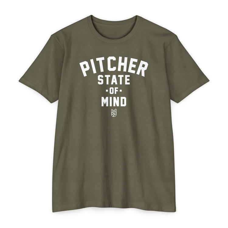 Pitcher State of Mind Tee - Rake Baseball Company - RAKE BASEBALL | BASEBALL T-SHIRT | BASEBALL CLOTHING | GOOD VIBES ONLY