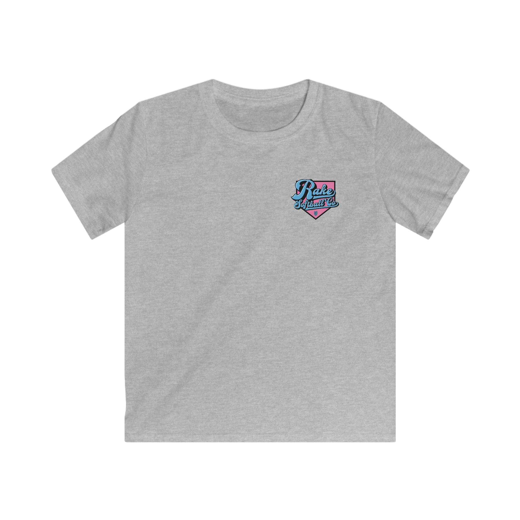 Kids Rake Softball Co. Tee - Rake Baseball Company - RAKE BASEBALL | BASEBALL T-SHIRT | BASEBALL CLOTHING | GOOD VIBES ONLY