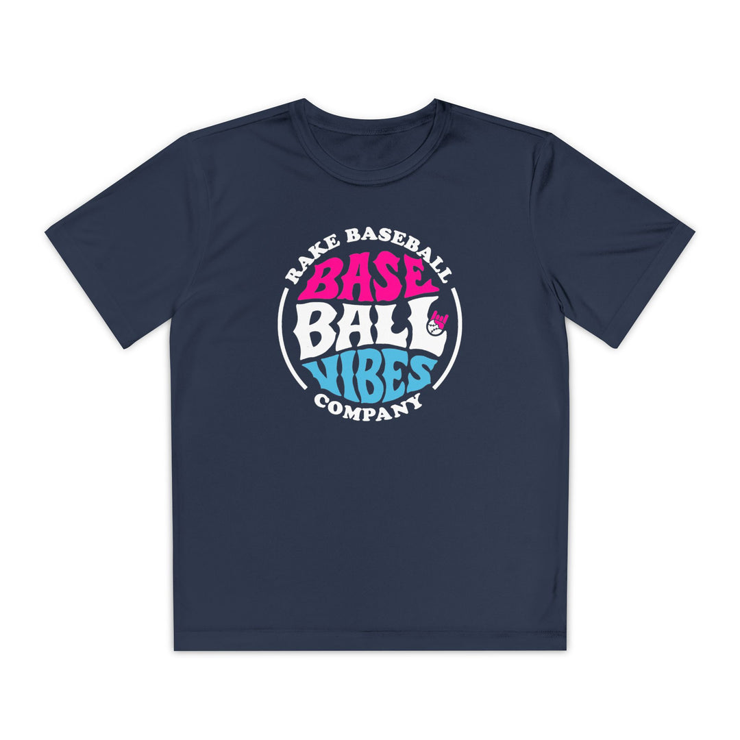 Kids Baseball Vibes Dry Fit Tee