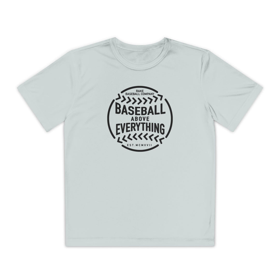 Kids Baseball Above Everything Dry Fit Tee