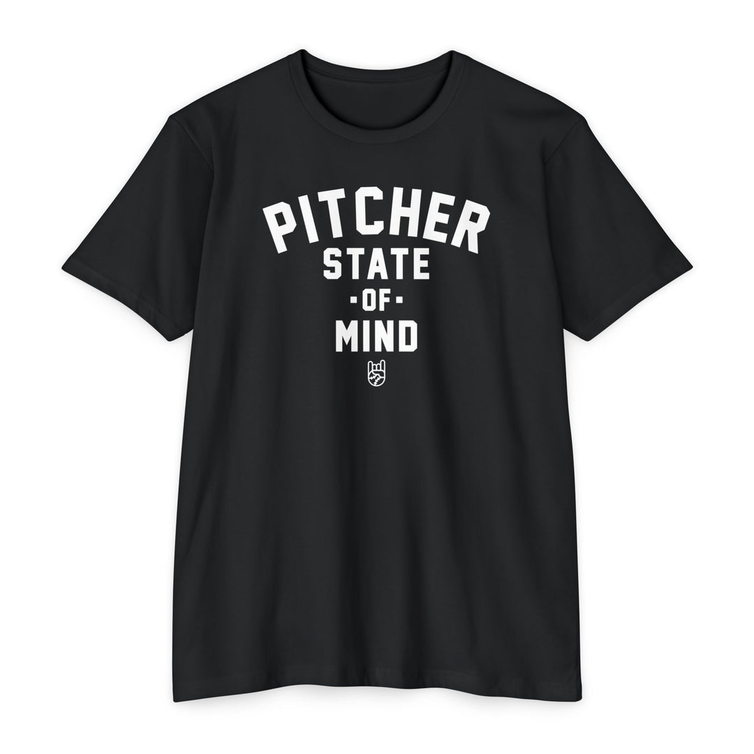 Pitcher State of Mind Tee - Rake Baseball Company - RAKE BASEBALL | BASEBALL T-SHIRT | BASEBALL CLOTHING | GOOD VIBES ONLY