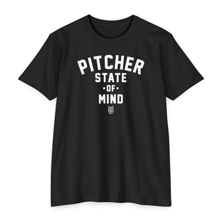 Pitcher State of Mind Tee - Rake Baseball Company - RAKE BASEBALL | BASEBALL T-SHIRT | BASEBALL CLOTHING | GOOD VIBES ONLY