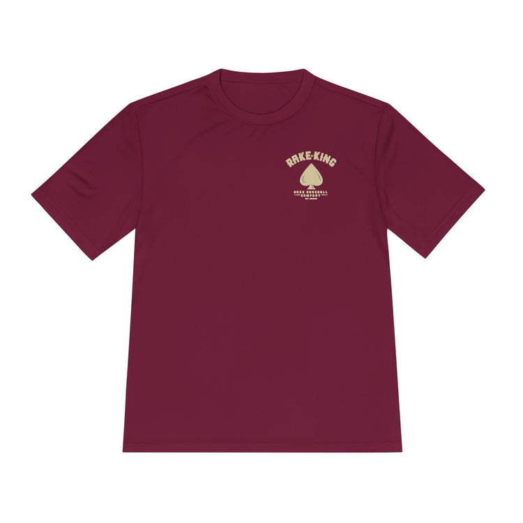 Rake King Dry Fit Tee - Rake Baseball Company - RAKE BASEBALL | BASEBALL T-SHIRT | BASEBALL CLOTHING | GOOD VIBES ONLY