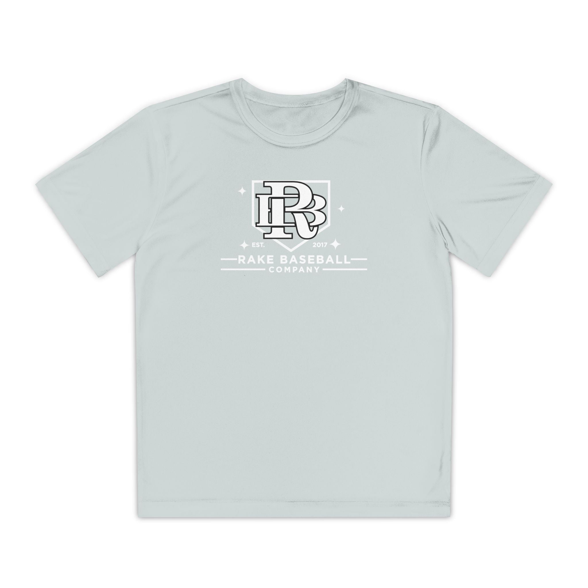 Kids Rake Baseball Homeplate Tee Dry Fit Tee - Rake Baseball Company - RAKE BASEBALL | BASEBALL T-SHIRT | BASEBALL CLOTHING | GOOD VIBES ONLY