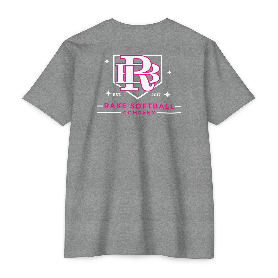 RB Homeplate Softball Tee - Rake Baseball Company - RAKE BASEBALL | BASEBALL T-SHIRT | BASEBALL CLOTHING | GOOD VIBES ONLY