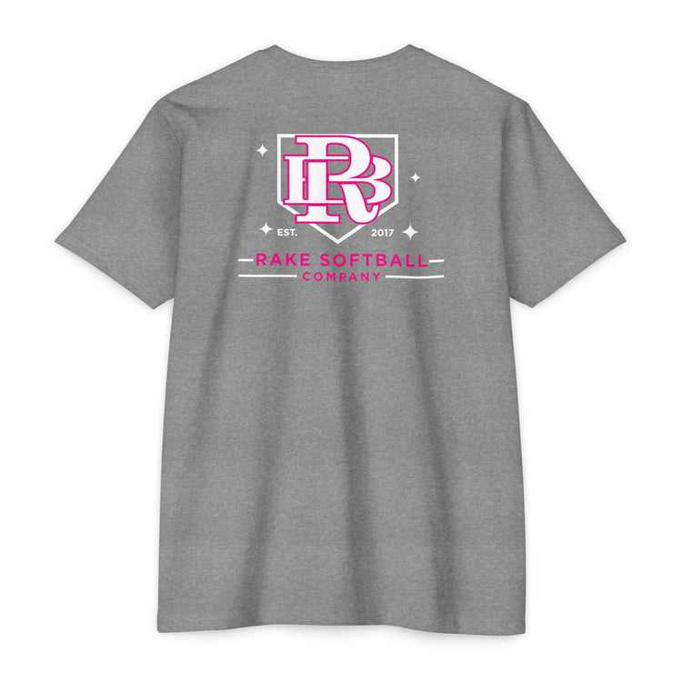 RB Homeplate Softball Tee - Rake Baseball Company - RAKE BASEBALL | BASEBALL T-SHIRT | BASEBALL CLOTHING | GOOD VIBES ONLY