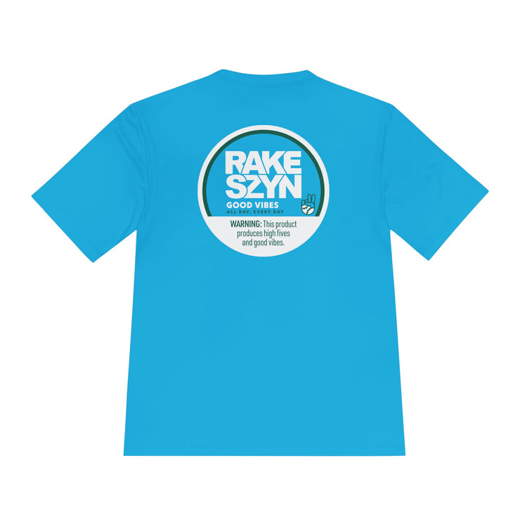 Rake SZYN Dry Fit Tee - Rake Baseball Company - RAKE BASEBALL | BASEBALL T-SHIRT | BASEBALL CLOTHING | GOOD VIBES ONLY