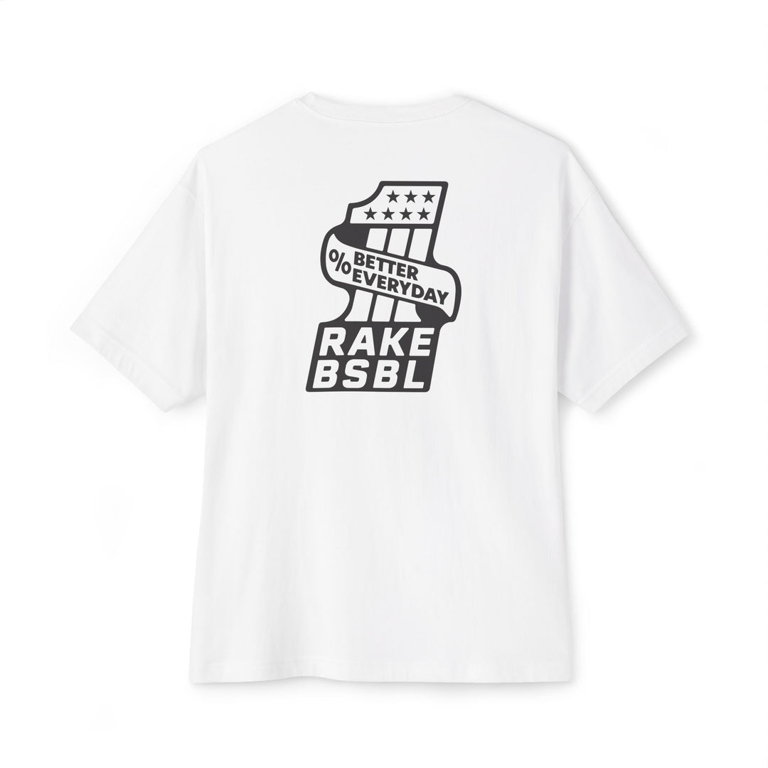 One Percent Better Oversized Tee