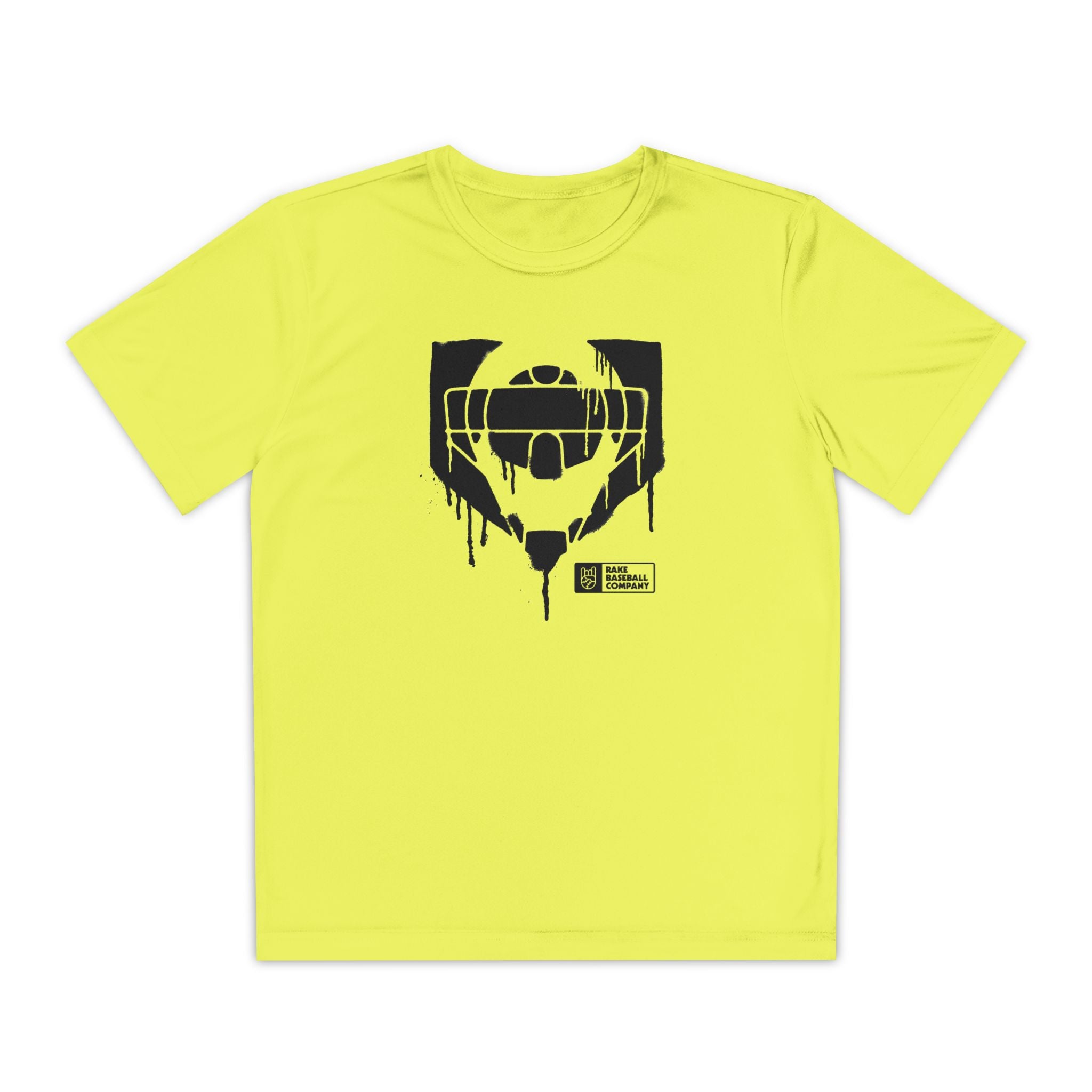 Kids Catcher's Drip Dry Fit Tee - Rake Baseball Company - RAKE BASEBALL | BASEBALL T-SHIRT | BASEBALL CLOTHING | GOOD VIBES ONLY