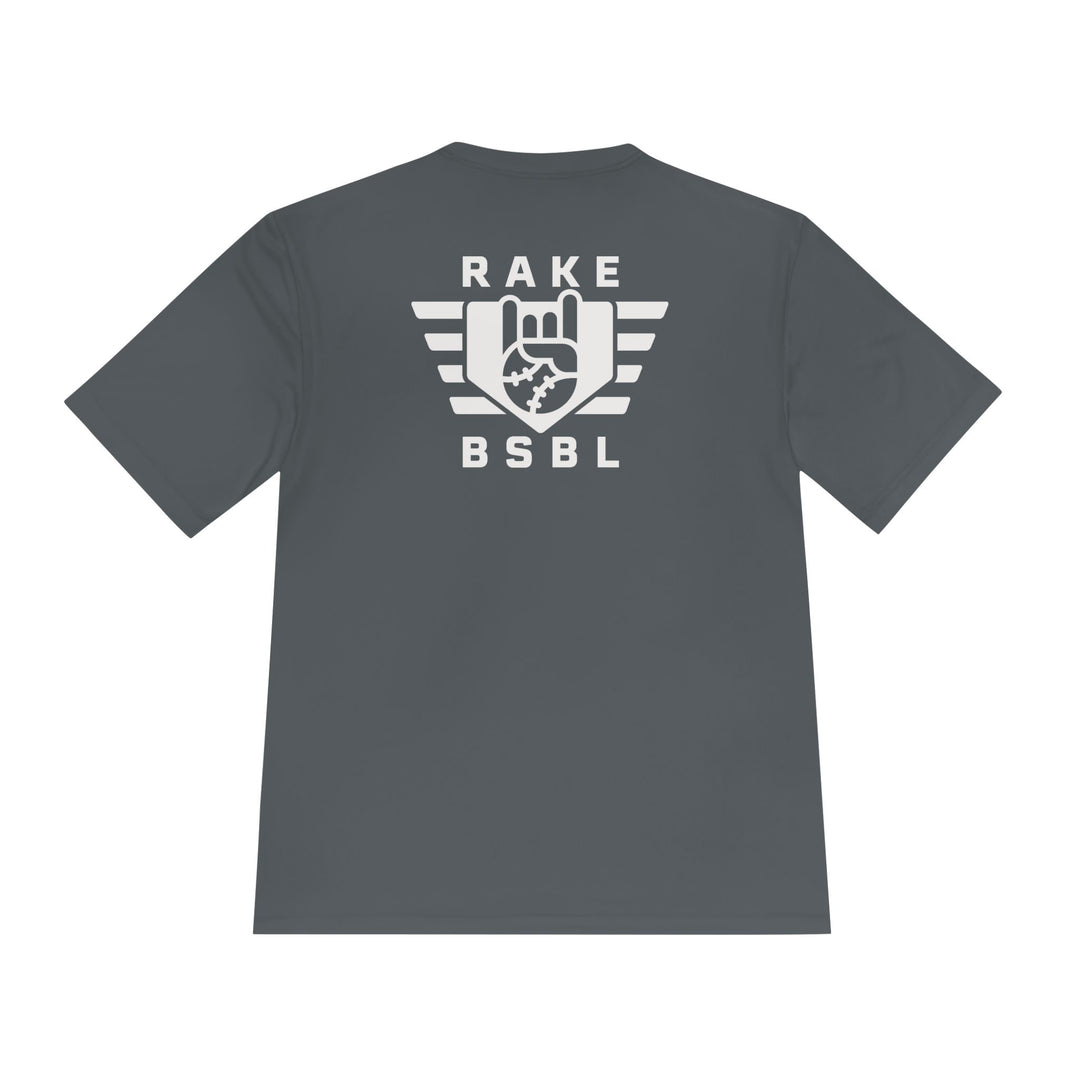 Rake Flag Dry Fit Tee - Rake Baseball Company - RAKE BASEBALL | BASEBALL T-SHIRT | BASEBALL CLOTHING | GOOD VIBES ONLY