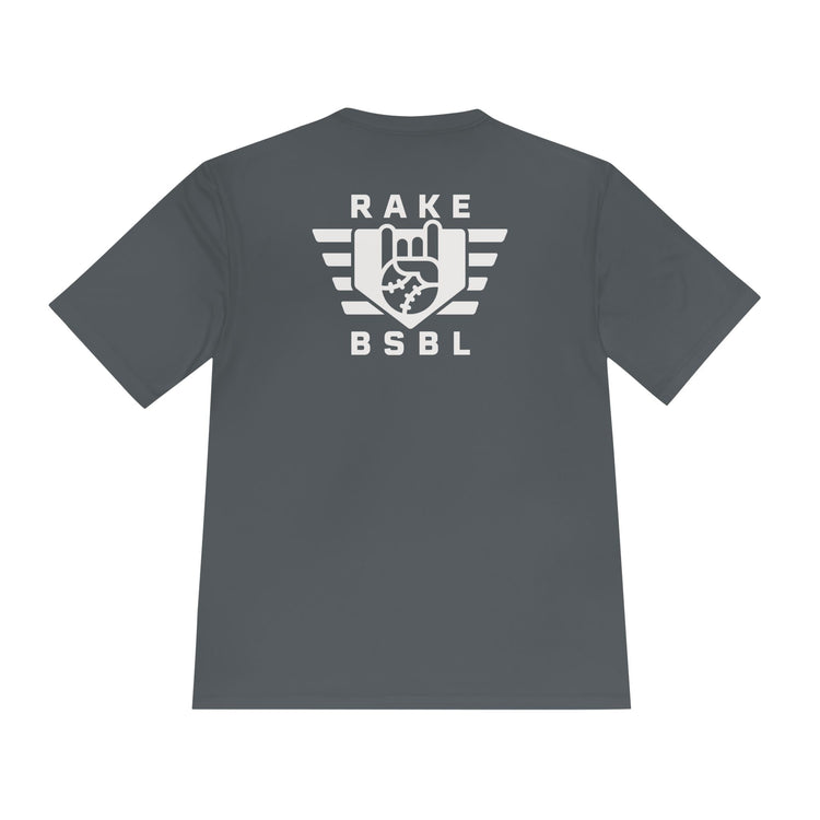 Rake Flag Dry Fit Tee - Rake Baseball Company - RAKE BASEBALL | BASEBALL T-SHIRT | BASEBALL CLOTHING | GOOD VIBES ONLY