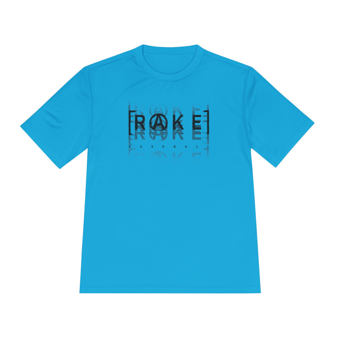 Rake A Graphic Dry Fit Tee - Rake Baseball Company - RAKE BASEBALL | BASEBALL T-SHIRT | BASEBALL CLOTHING | GOOD VIBES ONLY