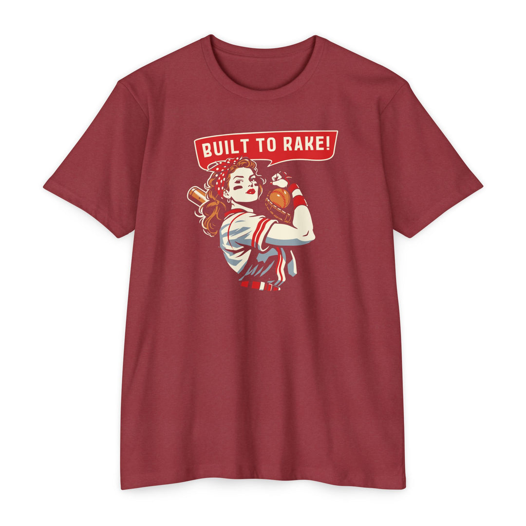 Built to Rake Softball Tee - Rake Baseball Company - RAKE BASEBALL | BASEBALL T-SHIRT | BASEBALL CLOTHING | GOOD VIBES ONLY