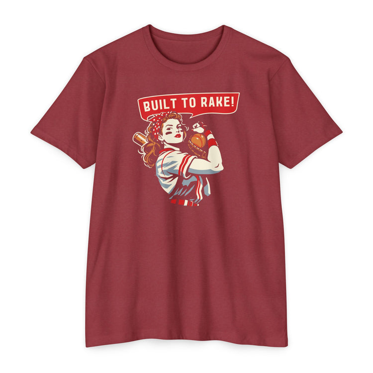 Built to Rake Softball Tee - Rake Baseball Company - RAKE BASEBALL | BASEBALL T-SHIRT | BASEBALL CLOTHING | GOOD VIBES ONLY