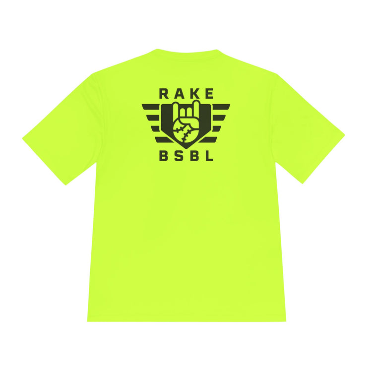 Rake Flag Dry Fit Tee - Rake Baseball Company - RAKE BASEBALL | BASEBALL T-SHIRT | BASEBALL CLOTHING | GOOD VIBES ONLY