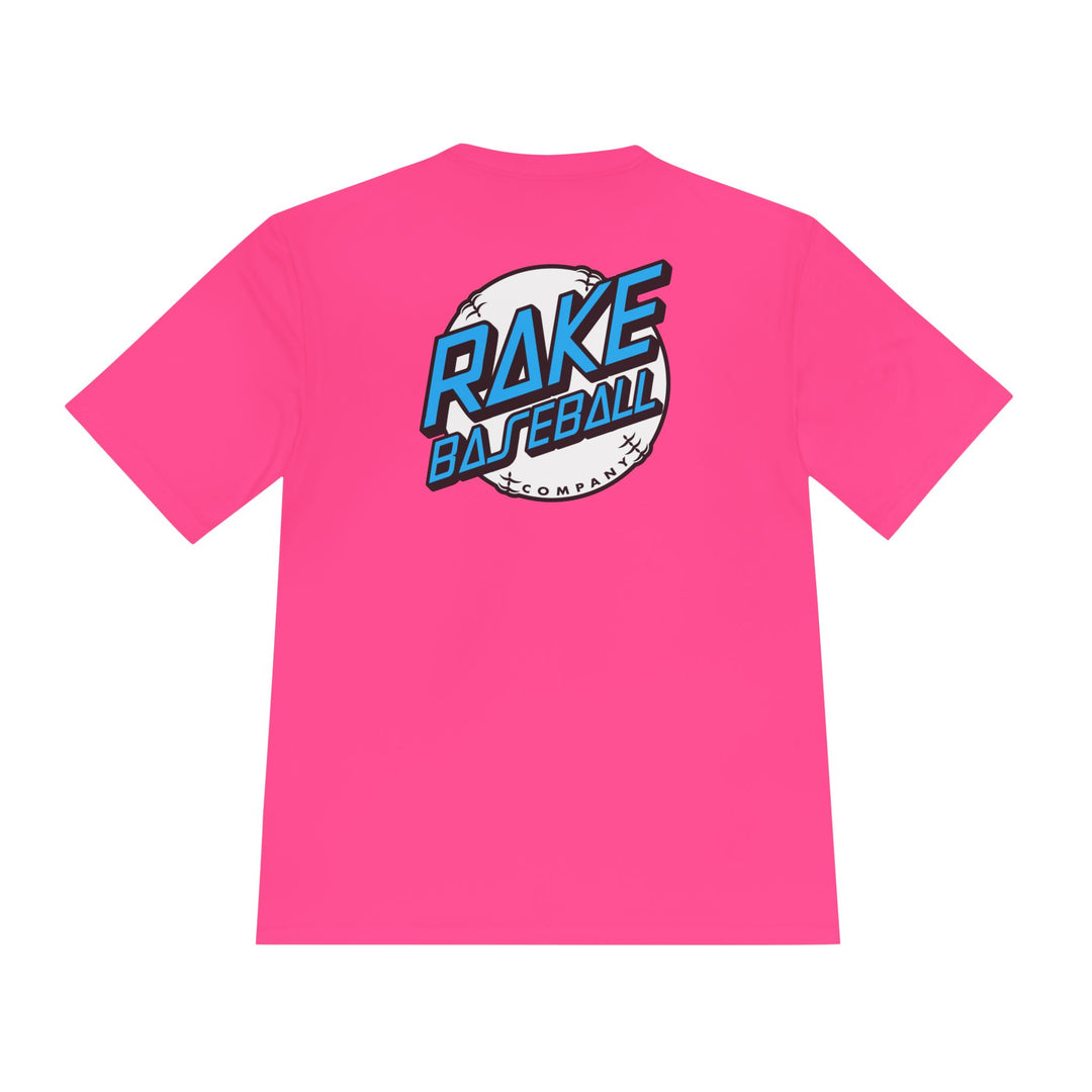 Rake Dot Dry Fit Tee - Rake Baseball Company - RAKE BASEBALL | BASEBALL T-SHIRT | BASEBALL CLOTHING | GOOD VIBES ONLY