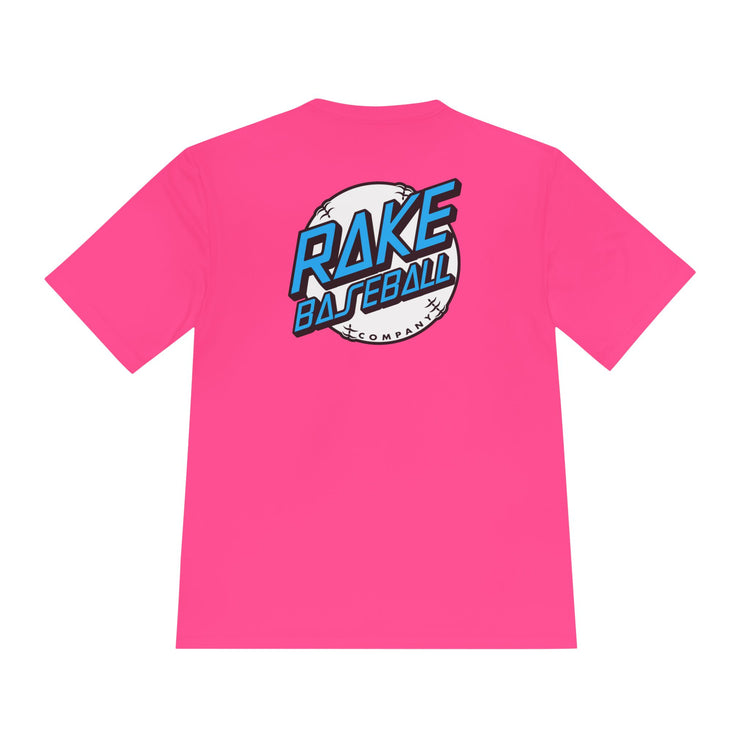 Rake Dot Dry Fit Tee - Rake Baseball Company - RAKE BASEBALL | BASEBALL T-SHIRT | BASEBALL CLOTHING | GOOD VIBES ONLY