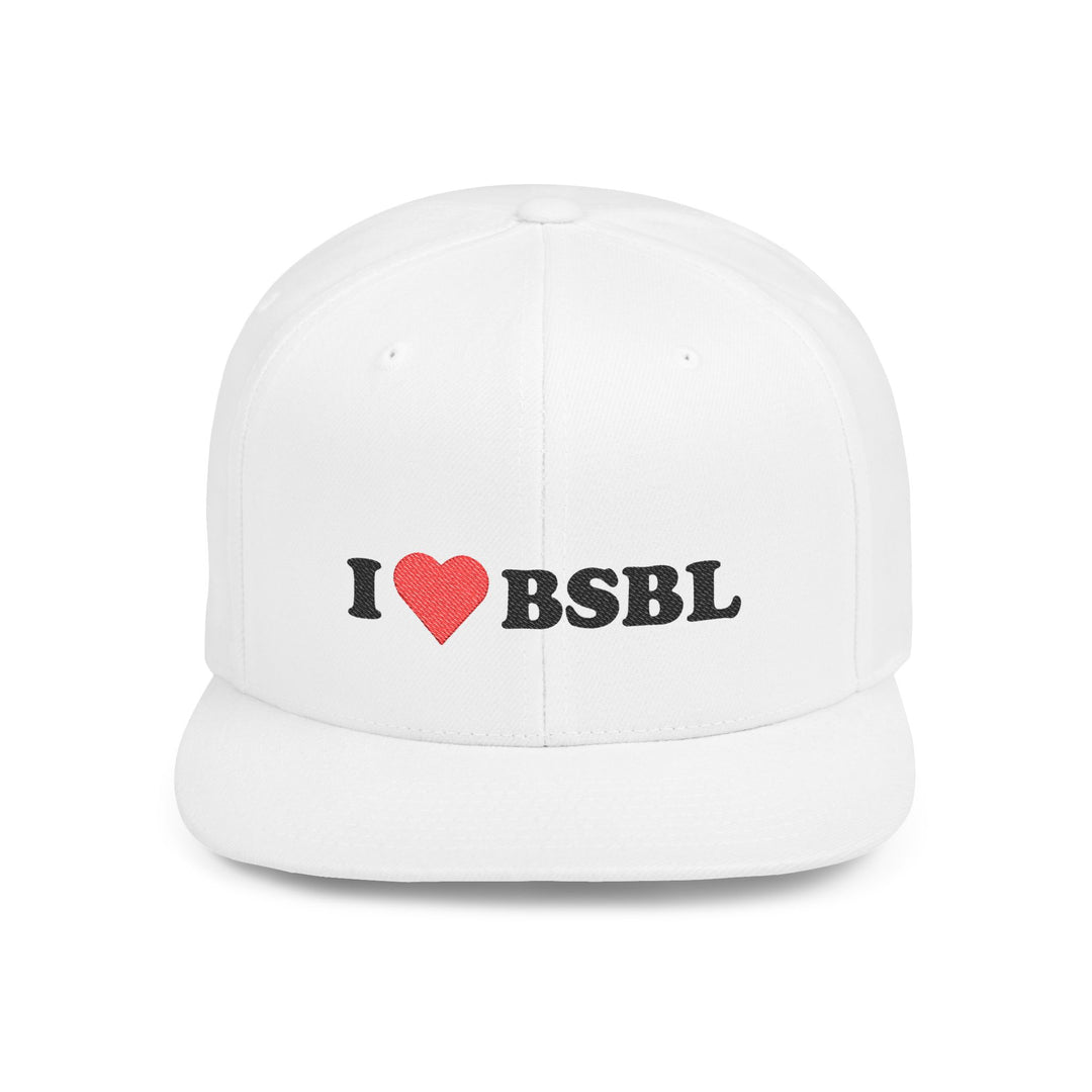 I Heart BSBL Snapback Hat