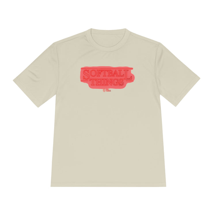 Softball Things Dry Fit Tee - Rake Baseball Company - RAKE BASEBALL | BASEBALL T-SHIRT | BASEBALL CLOTHING | GOOD VIBES ONLY