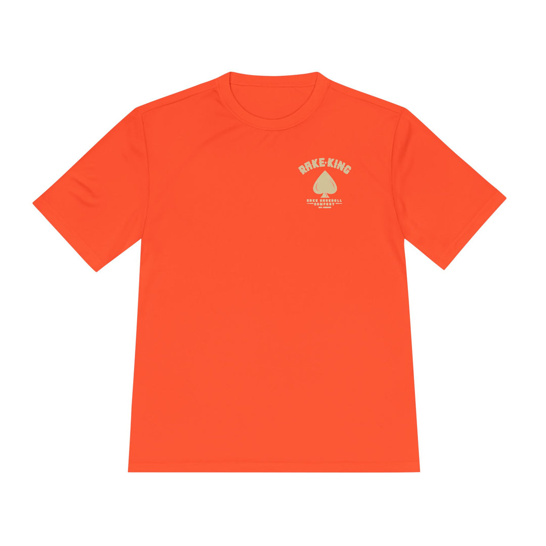 Rake King Dry Fit Tee - Rake Baseball Company - RAKE BASEBALL | BASEBALL T-SHIRT | BASEBALL CLOTHING | GOOD VIBES ONLY