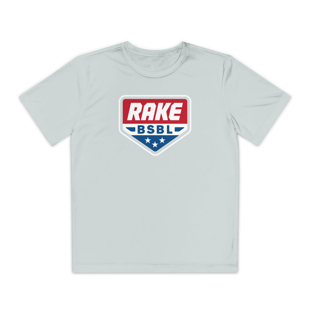 Kids Rake Flag Plate Dry Fit Tee