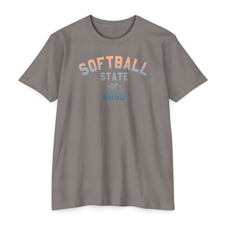 Softball State Of Mind Tee - Rake Baseball Company - RAKE BASEBALL | BASEBALL T-SHIRT | BASEBALL CLOTHING | GOOD VIBES ONLY
