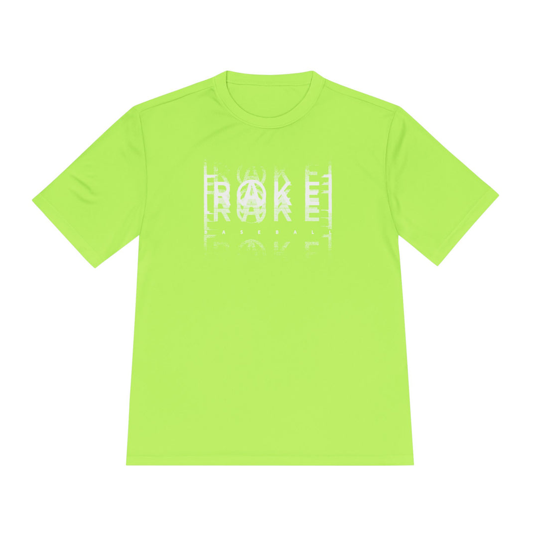 Rake A Graphic Dry Fit Tee - Rake Baseball Company - RAKE BASEBALL | BASEBALL T-SHIRT | BASEBALL CLOTHING | GOOD VIBES ONLY