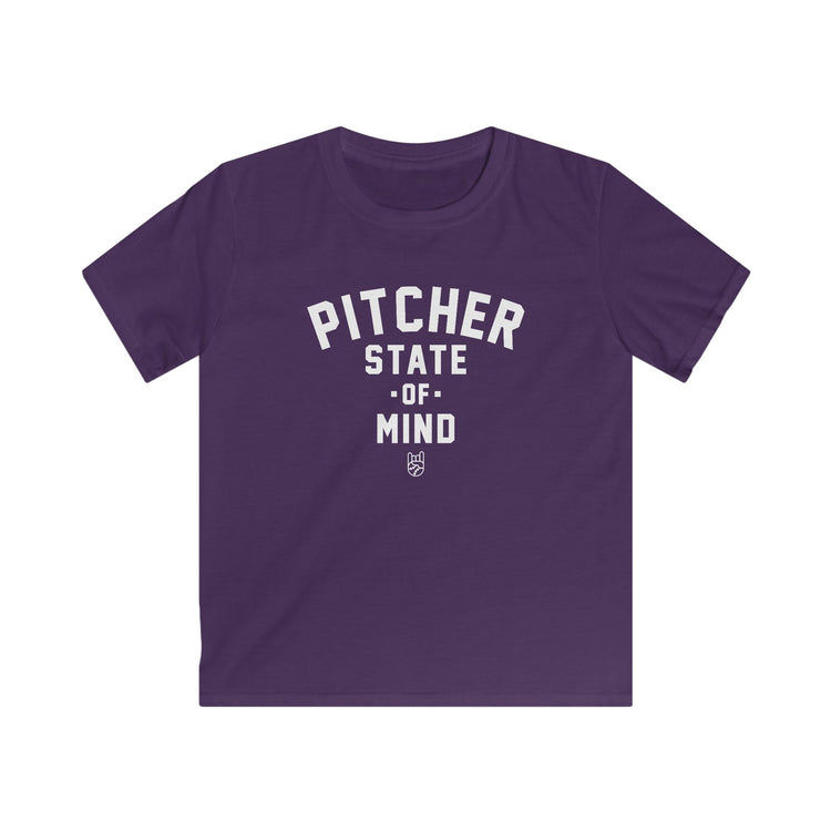 Kids Pitcher State of Mind Tee - Rake Baseball Company - RAKE BASEBALL | BASEBALL T-SHIRT | BASEBALL CLOTHING | GOOD VIBES ONLY