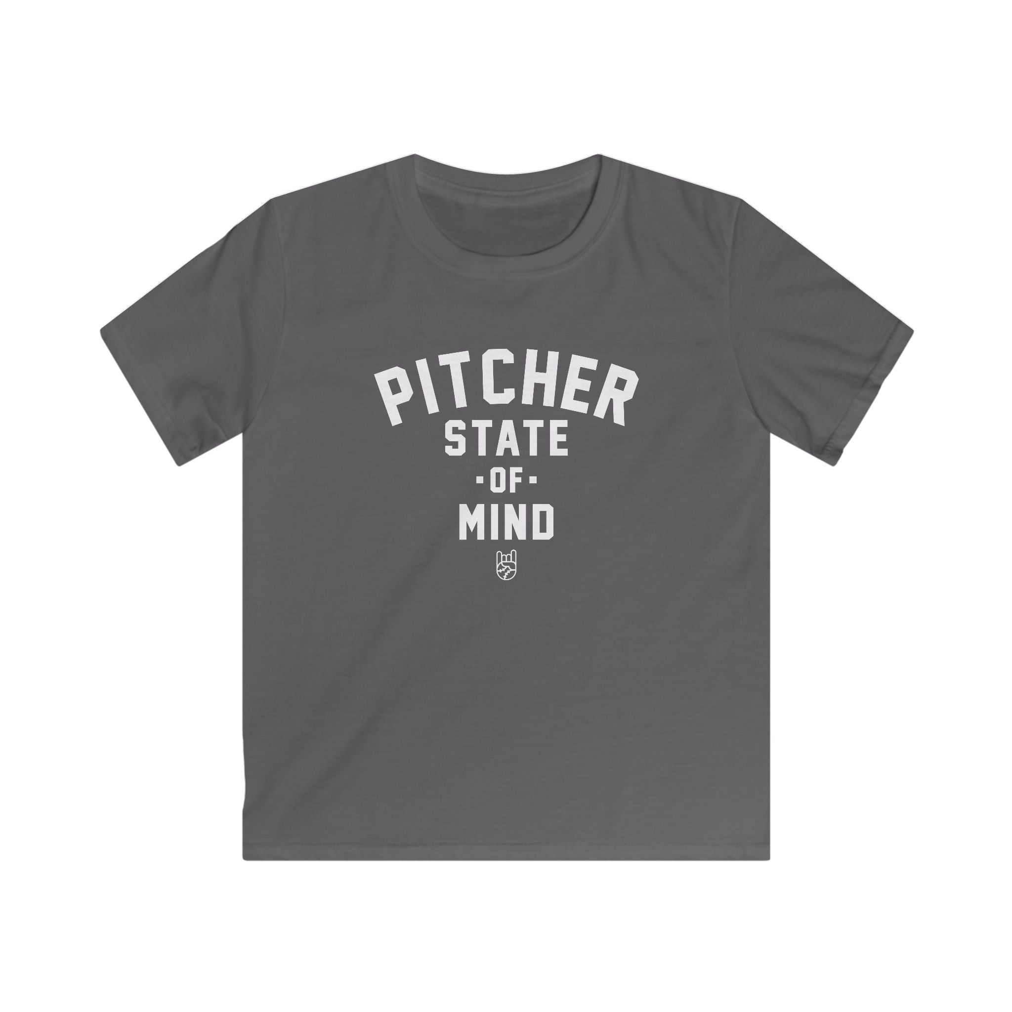 Kids Pitcher State of Mind Tee - Rake Baseball Company - RAKE BASEBALL | BASEBALL T-SHIRT | BASEBALL CLOTHING | GOOD VIBES ONLY