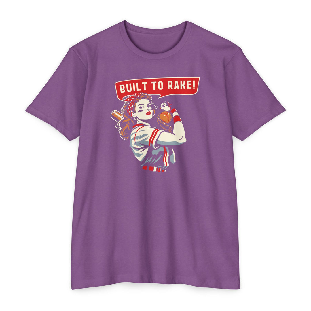 Built to Rake Softball Tee - Rake Baseball Company - RAKE BASEBALL | BASEBALL T-SHIRT | BASEBALL CLOTHING | GOOD VIBES ONLY