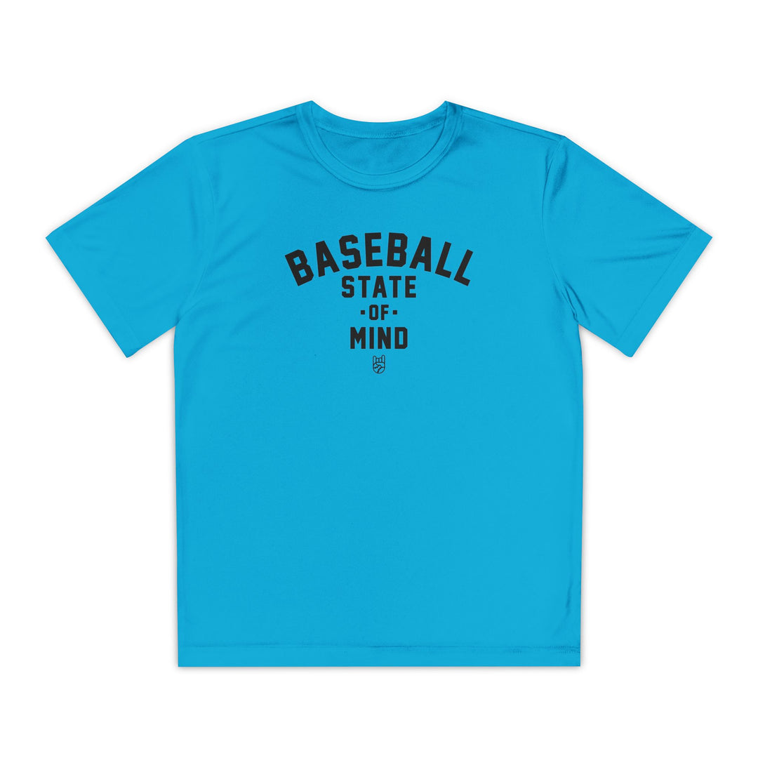 Kids Baseball State Of Mind Dry Fit Tee