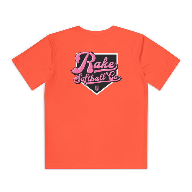 Kids Rake Softball Co. Dry Fit Tee - Rake Baseball Company - RAKE BASEBALL | BASEBALL T-SHIRT | BASEBALL CLOTHING | GOOD VIBES ONLY