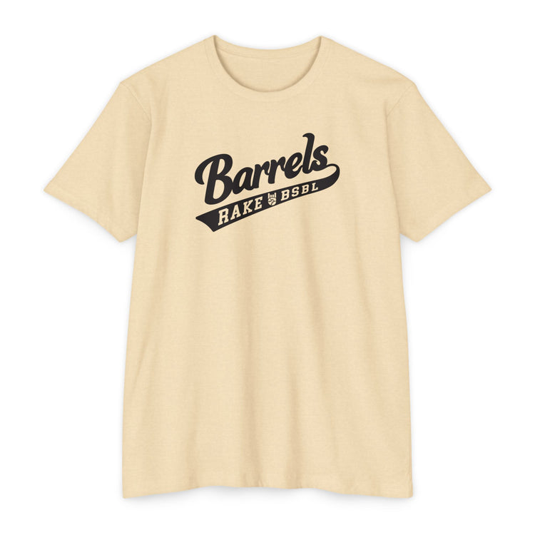Barrels Tee - Rake Baseball Company - RAKE BASEBALL | BASEBALL T-SHIRT | BASEBALL CLOTHING | GOOD VIBES ONLY