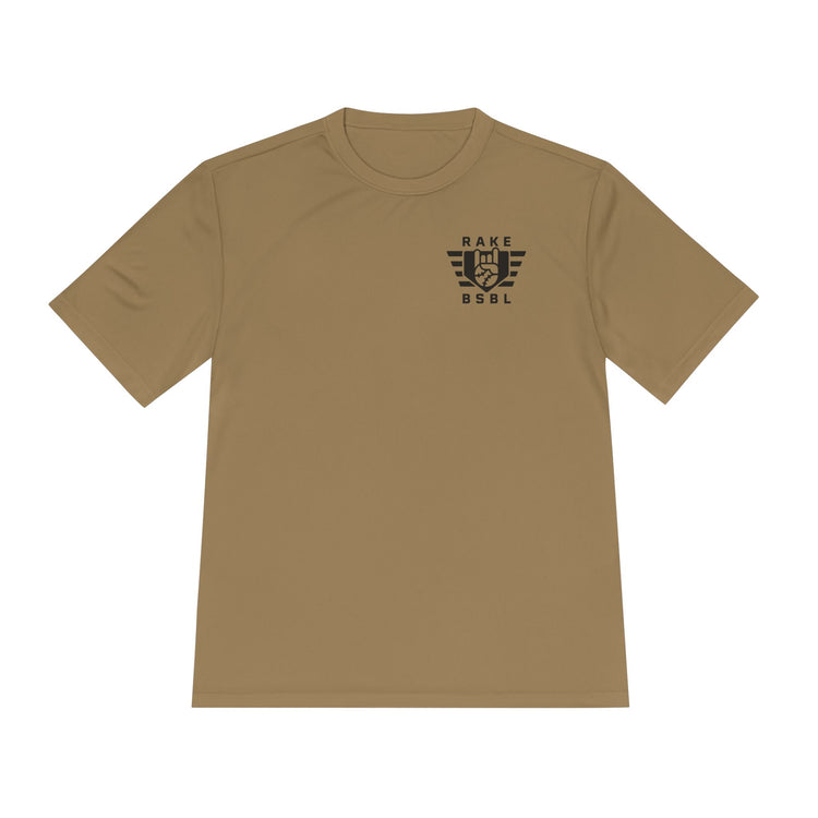 Rake Flag Dry Fit Tee - Rake Baseball Company - RAKE BASEBALL | BASEBALL T-SHIRT | BASEBALL CLOTHING | GOOD VIBES ONLY