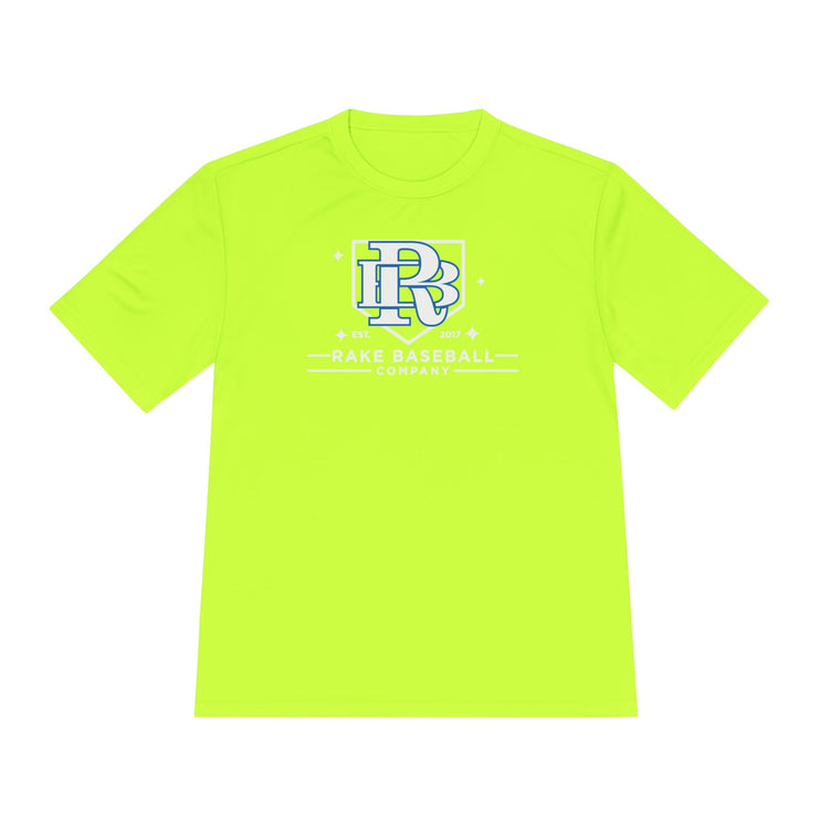 Rake Baseball Homeplate Tee Dry Fit Tee - Rake Baseball Company - RAKE BASEBALL | BASEBALL T-SHIRT | BASEBALL CLOTHING | GOOD VIBES ONLY