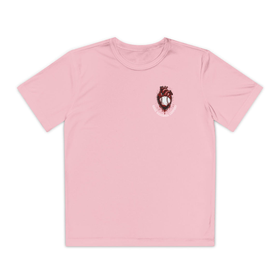 Kids My True Love Baseball Dry Fit Tee - Rake Baseball Company - RAKE BASEBALL | BASEBALL T-SHIRT | BASEBALL CLOTHING | GOOD VIBES ONLY