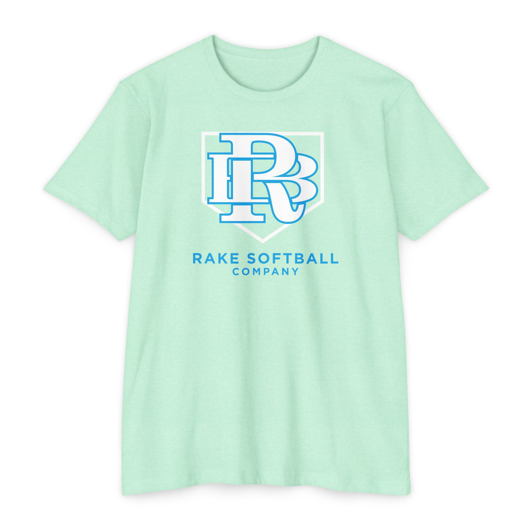RB Homeplate Softball Tee - Rake Baseball Company - RAKE BASEBALL | BASEBALL T-SHIRT | BASEBALL CLOTHING | GOOD VIBES ONLY