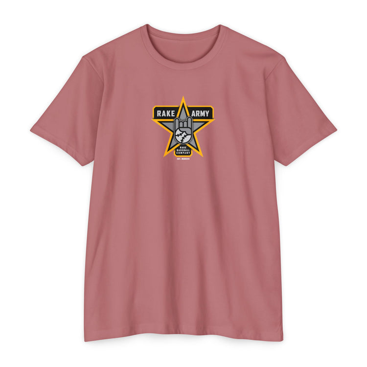 Rake Army Tee - Rake Baseball Company - RAKE BASEBALL | BASEBALL T-SHIRT | BASEBALL CLOTHING | GOOD VIBES ONLY