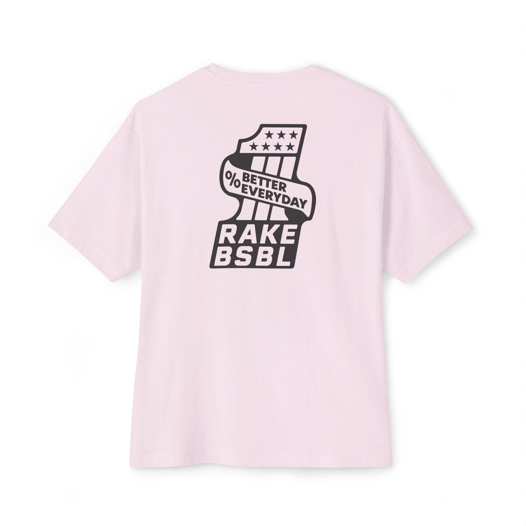 One Percent Better Oversized Tee