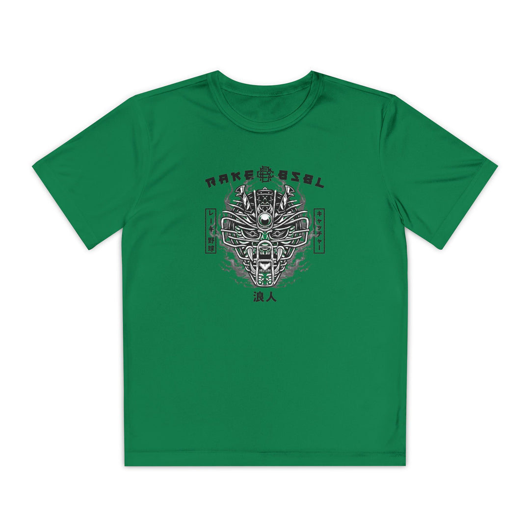 Kids Ronin Catchers Dry Fit Tee - Rake Baseball Company - RAKE BASEBALL | BASEBALL T-SHIRT | BASEBALL CLOTHING | GOOD VIBES ONLY
