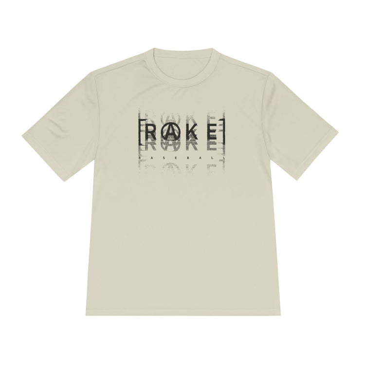 Rake A Graphic Dry Fit Tee - Rake Baseball Company - RAKE BASEBALL | BASEBALL T-SHIRT | BASEBALL CLOTHING | GOOD VIBES ONLY