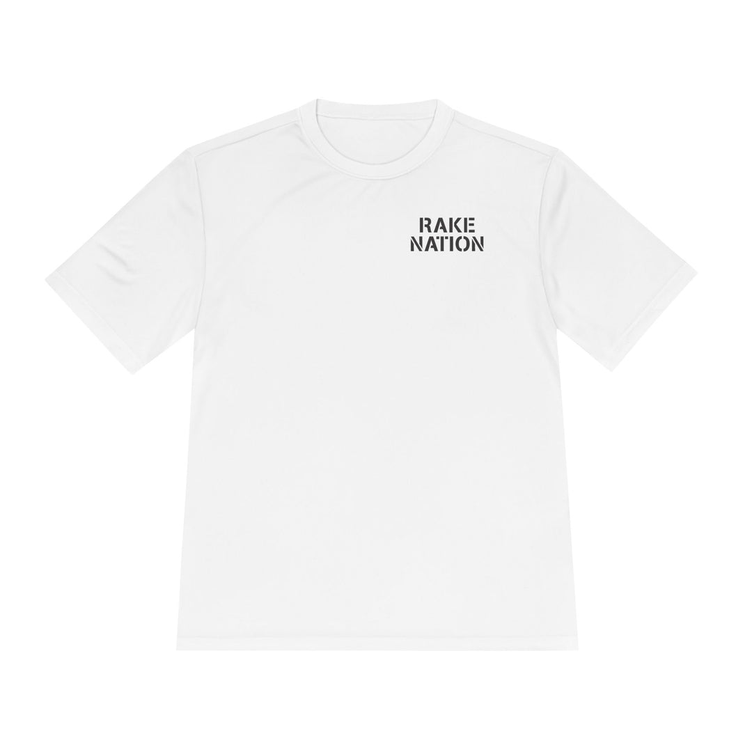 Rake Nation Dry Fit Tee - Rake Baseball Company - RAKE BASEBALL | BASEBALL T-SHIRT | BASEBALL CLOTHING | GOOD VIBES ONLY