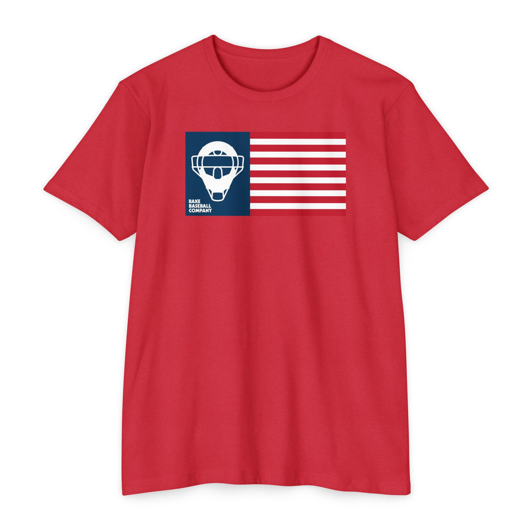 Catcher's Mask Flag Tee