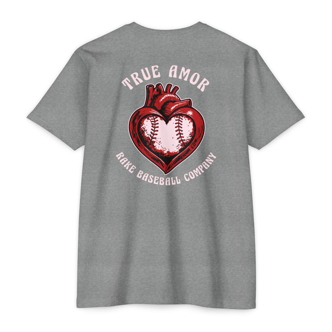 True Amor Baseball Tee - Rake Baseball Company - RAKE BASEBALL | BASEBALL T-SHIRT | BASEBALL CLOTHING | GOOD VIBES ONLY