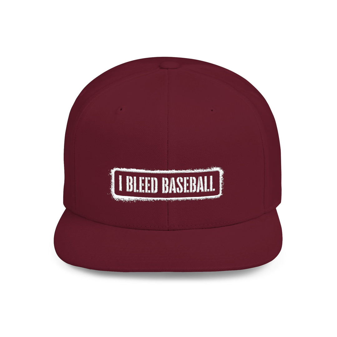 I Bleed Baseball Snapback Hat