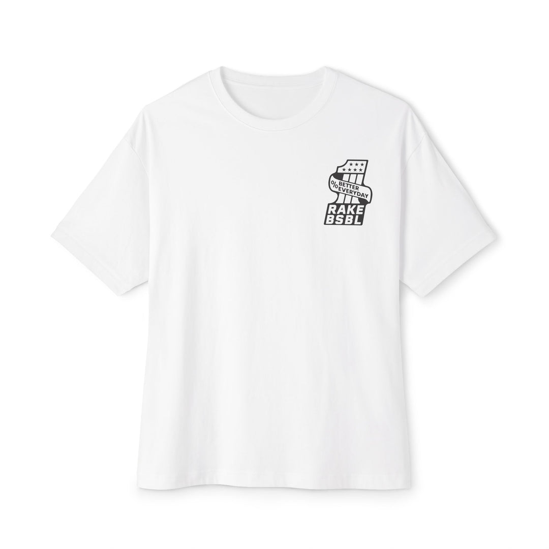 One Percent Better Oversized Tee