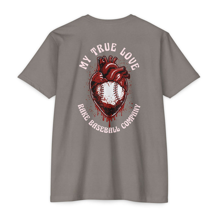 My True Love Baseball Tee - Rake Baseball Company - RAKE BASEBALL | BASEBALL T-SHIRT | BASEBALL CLOTHING | GOOD VIBES ONLY